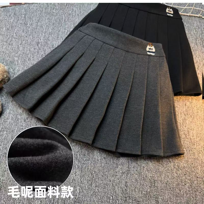 女童半身裙百褶裙2025新款儿童洋气短裙春秋女孩学院风秋冬裙子潮