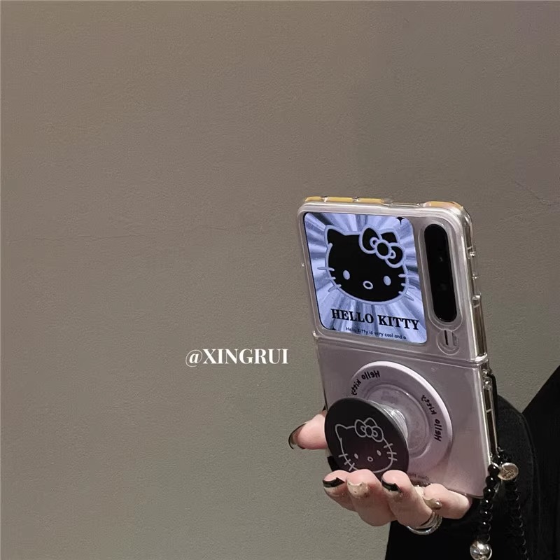 双层kt磁吸支架适用华为PuraX折叠屏pocket2/s手机壳p50/novaflip