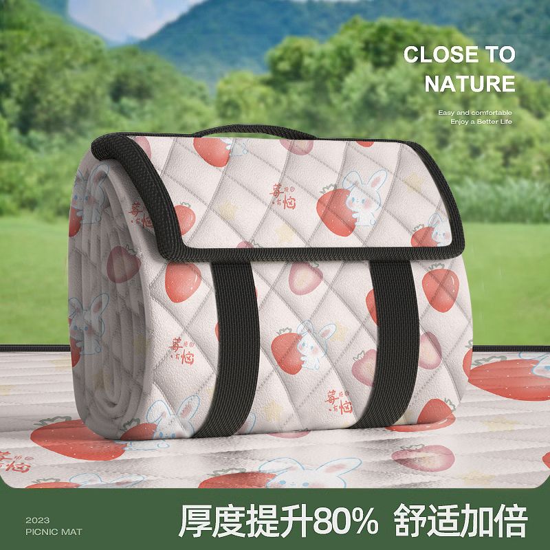 野餐垫防潮垫加厚露营沙滩野炊春游防水便携草坪垫子地垫户外帐篷