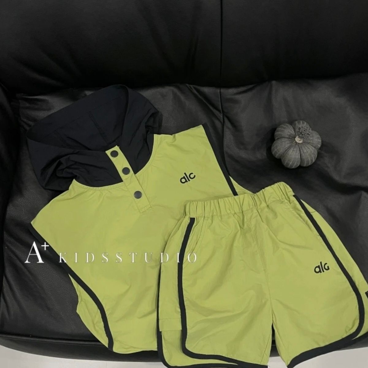 男童夏季韩版雅痞背心套装新款帅气运动透气速干潮流版两件套 ZA