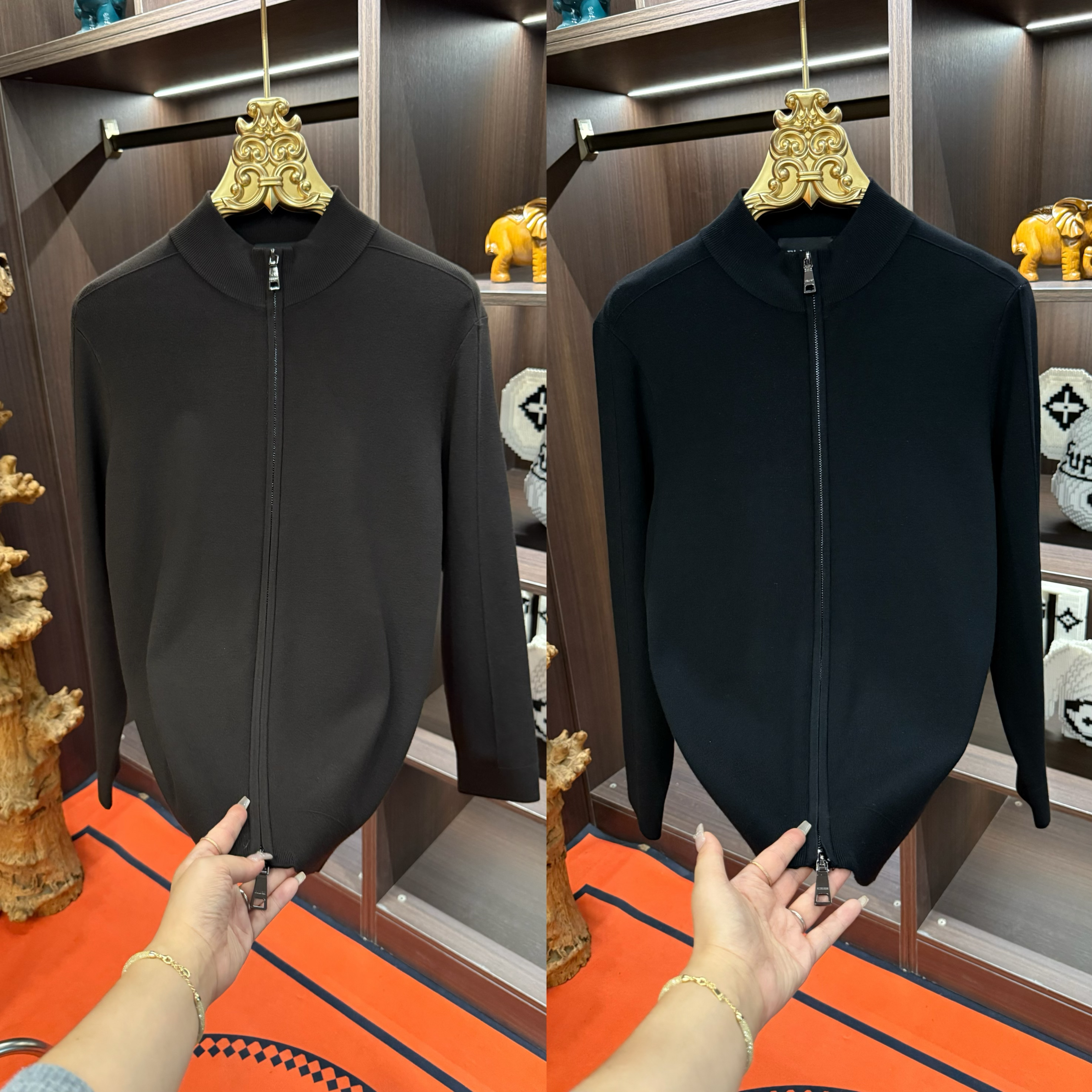 「星漓轻奢出品」/XINGLI/2025/高端欧货立领针织开衫