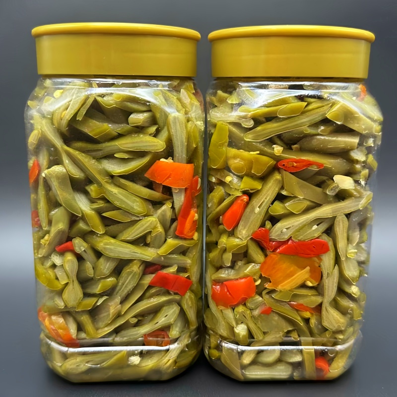 炒熟酸刀豆安徽霍山泡豇豆农家酸豆角即食开胃下饭菜腌制咸菜小菜