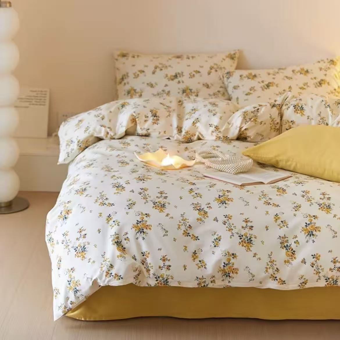 【被套】全棉100%纯棉斜纹人纹单被套小碎花