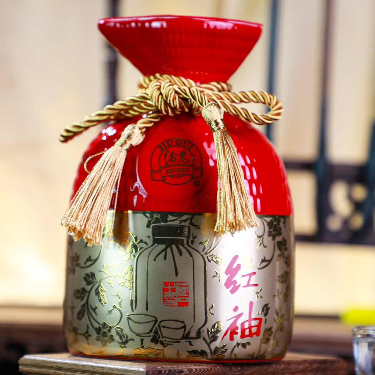 酒鬼酒浮石红袖酒 馥郁香型白酒 纯粮酿造 收藏送礼招待52度500ml