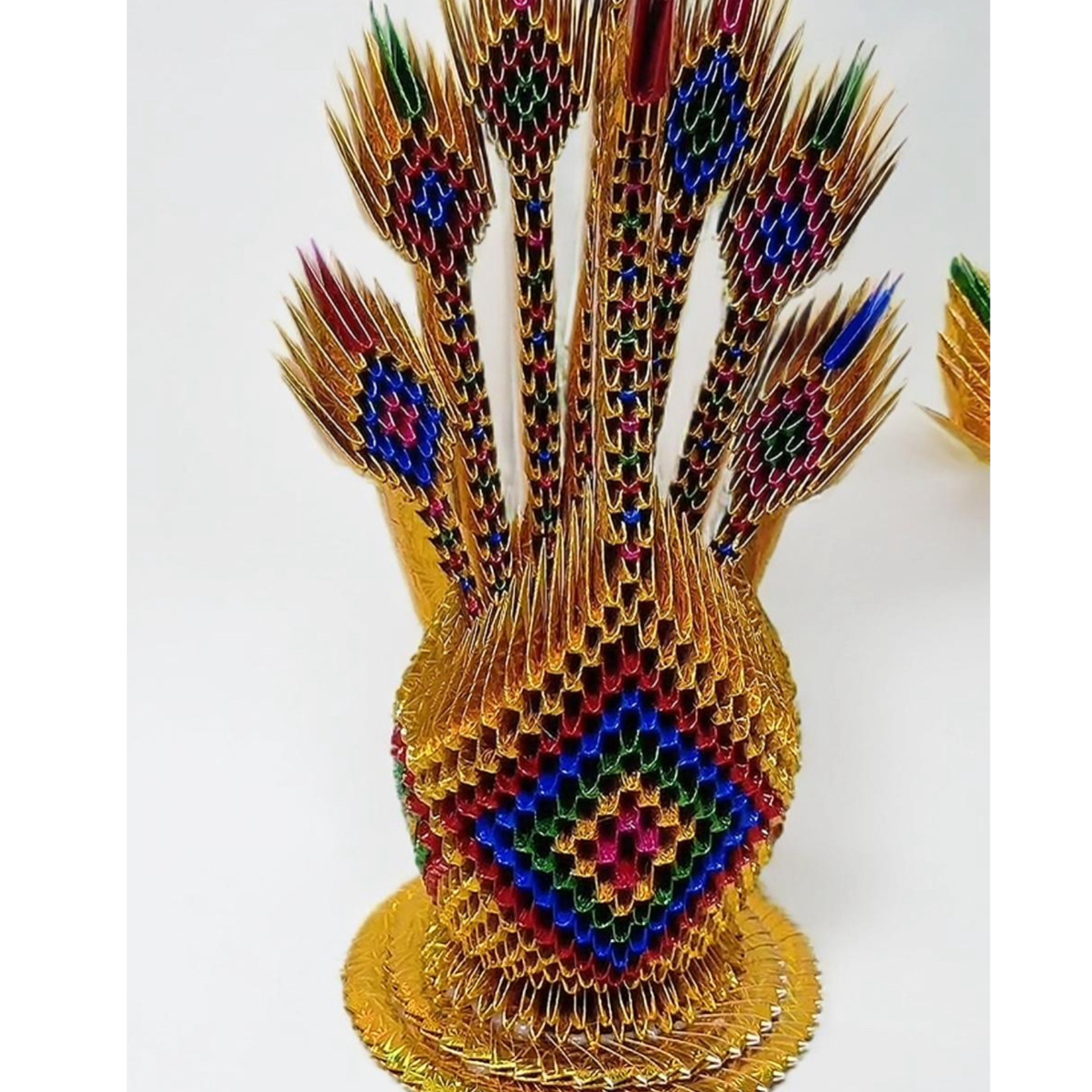 【材料包金色手工！【自折自拼，有教程】纸张尺寸（4✖️10cm）