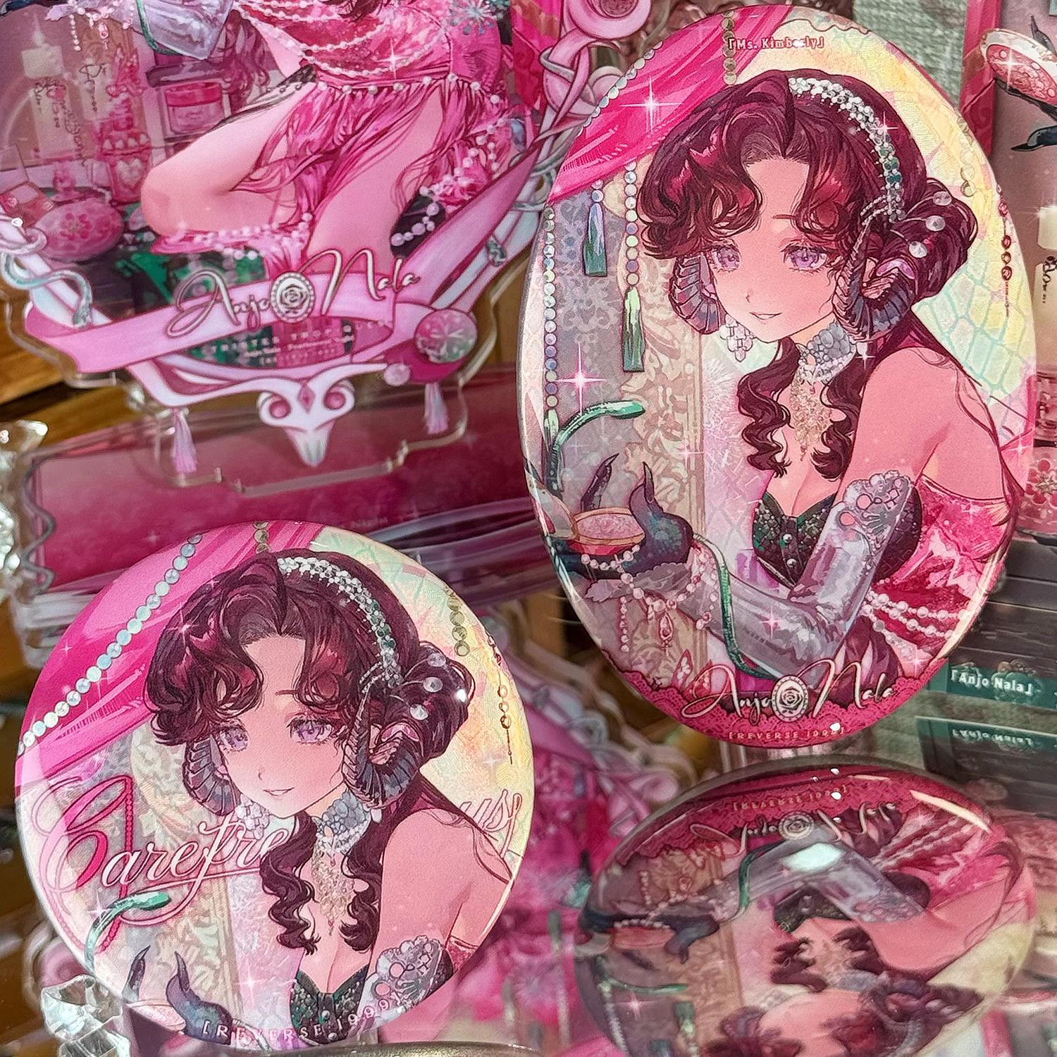 【种葱日记】重返未来1999天使娜娜珠光夜色同人谷子吧唧徽章立牌