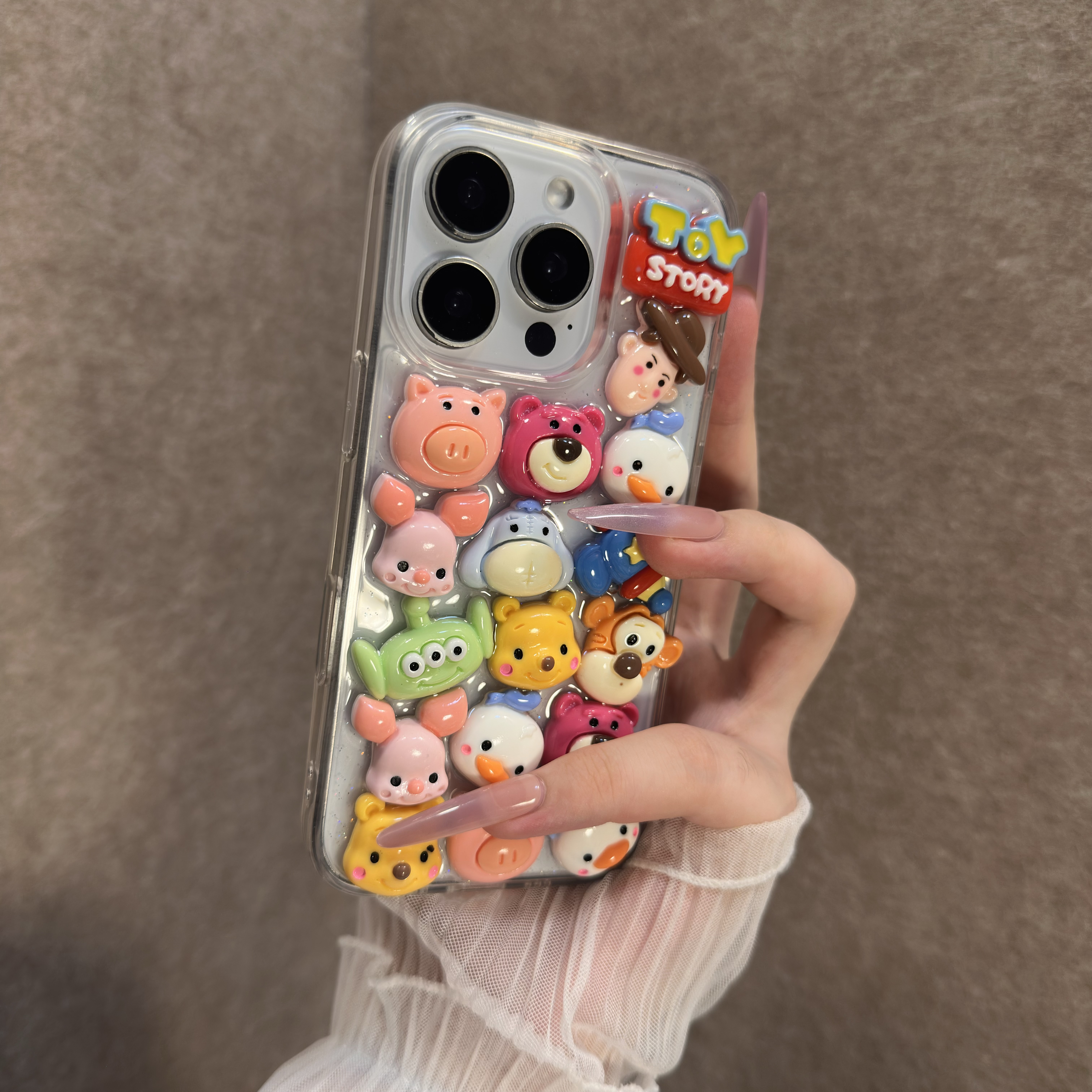 立体滴胶玩具总动员适用苹果16promax手机壳iPhone15时尚14/13/12