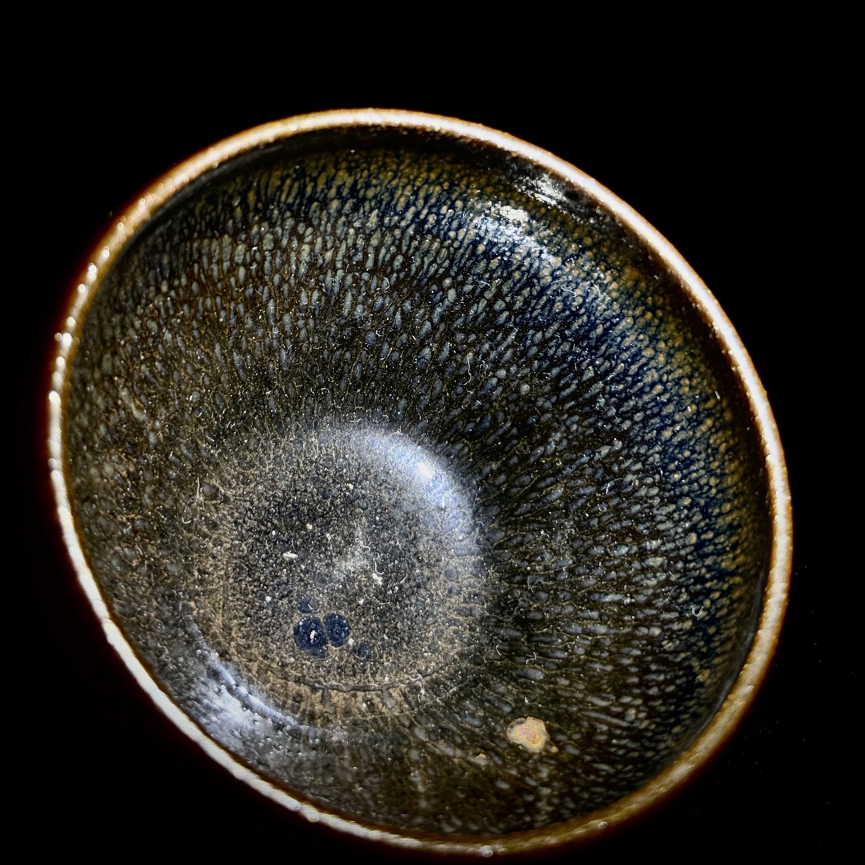 物源初见品控半盏堂古法龙窑柴烧无足钵金缕鹧鸪斑建盏主人杯