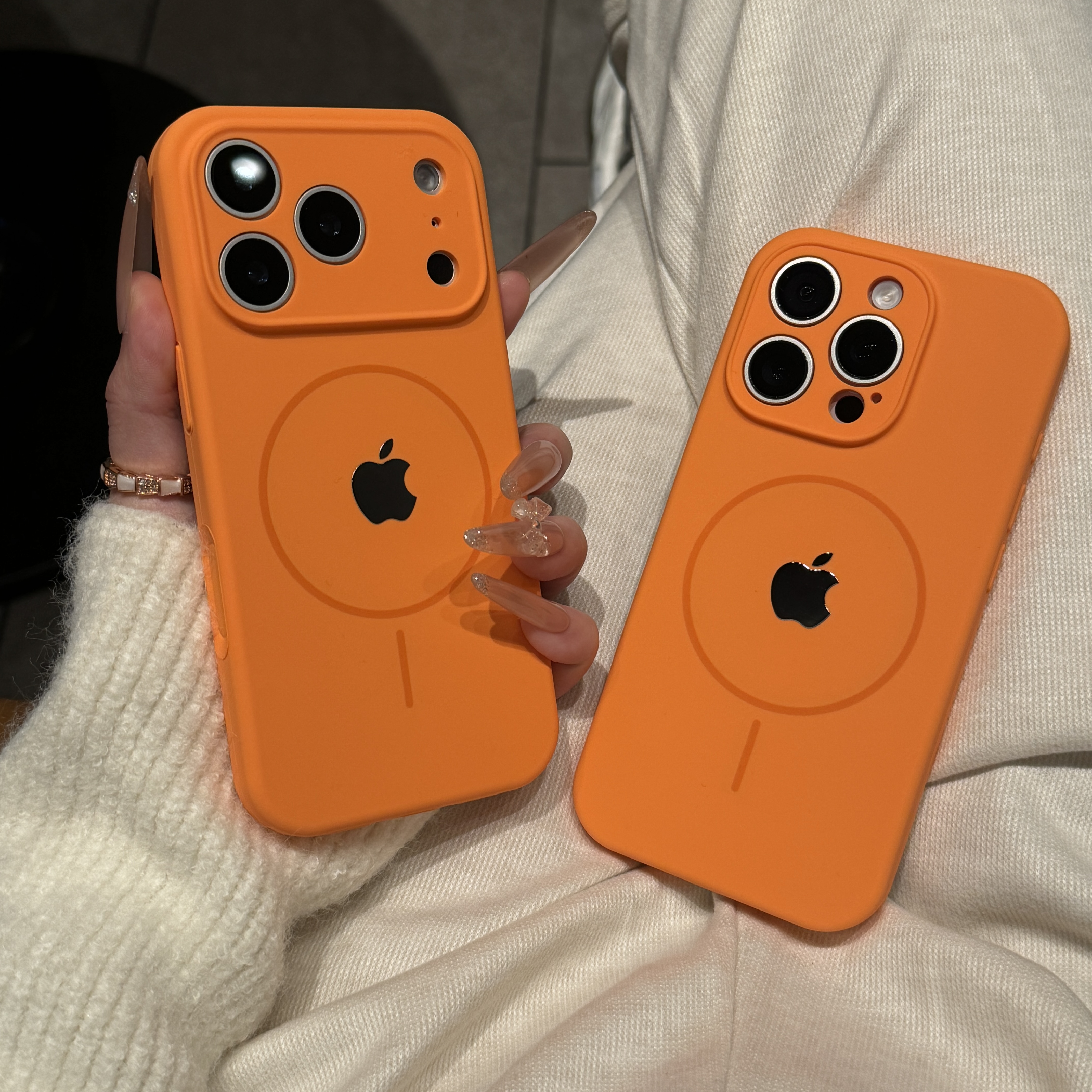 新款高级液态硅胶磁吸适用iPhone17pro手机壳苹果16promax女15/14