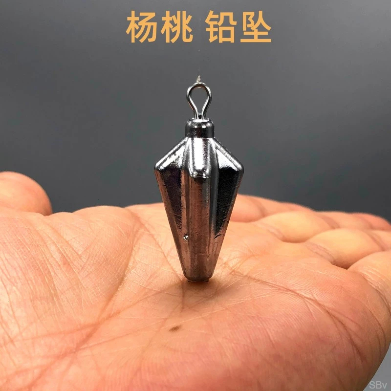 四角杨桃铅坠沙滩远投抗急流防走水翻滚海钓挂铅海竿铅坨钓鱼配件