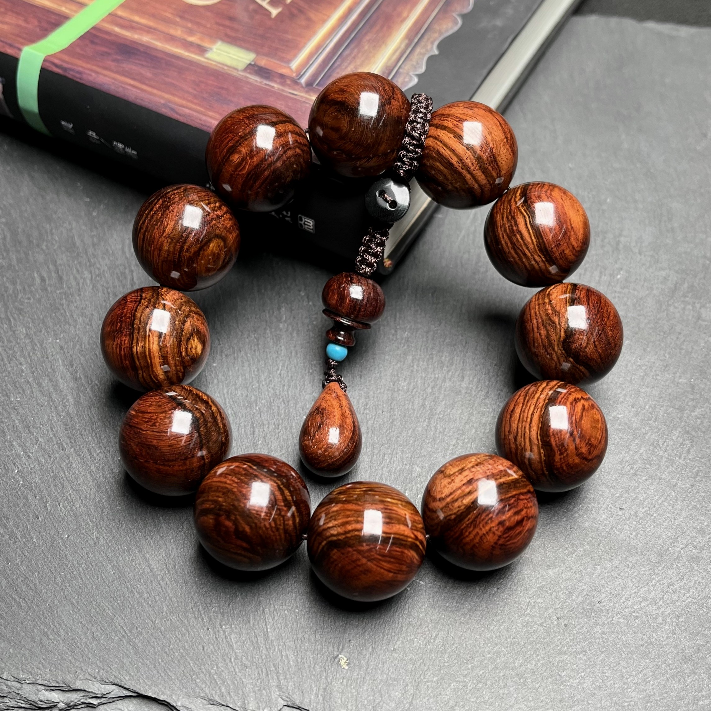 2.0 海南黄花梨 黄金底 紫油梨 顺纹大黑线 满纹 多彩料 老料