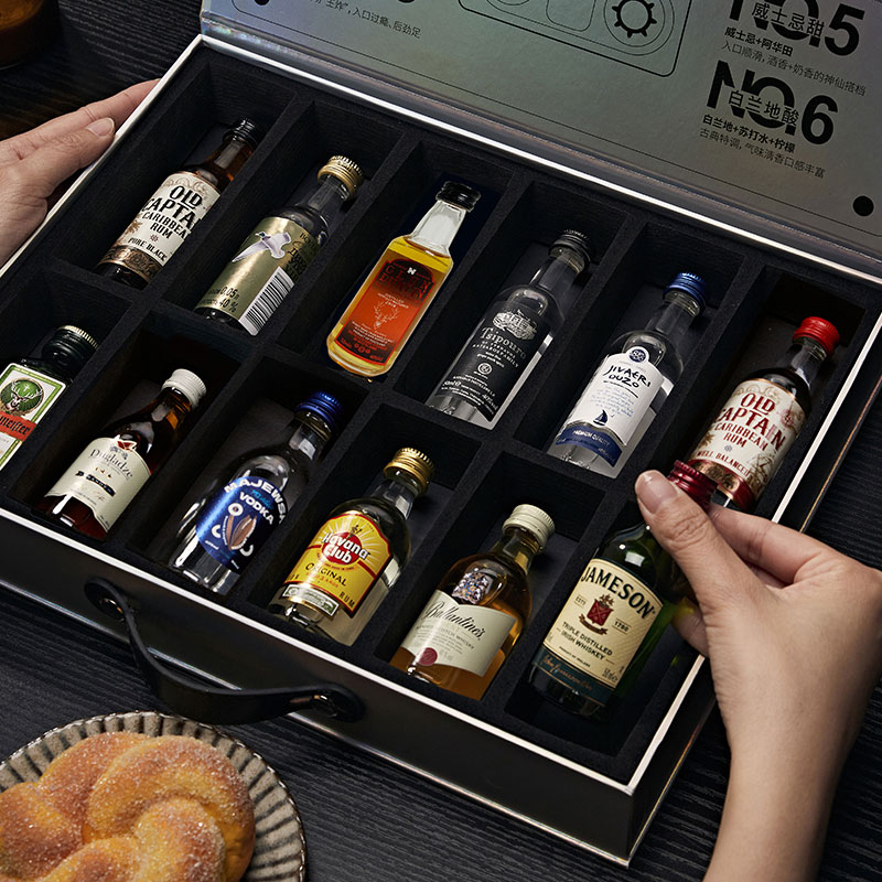 全进口鸡尾伏特加小酒版礼盒洋酒力娇便利店调酒迷你威士忌白兰地