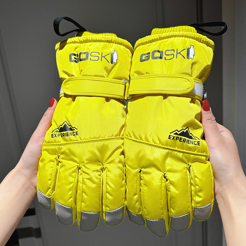 手套滑雪冬季男骑车骑行保暖防风加厚防寒触屏户外冬天登山防水女