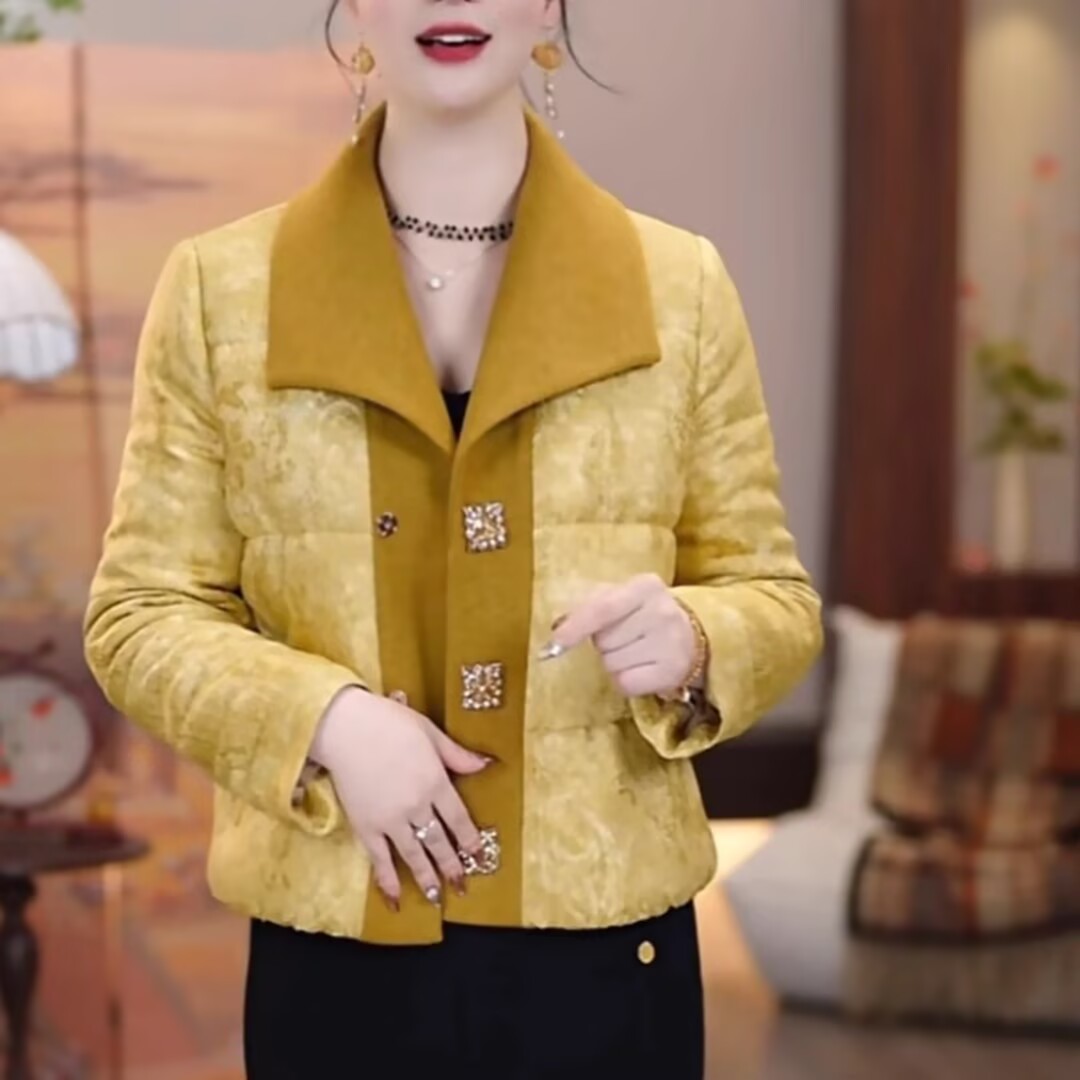 胜琳女装冬装新款时尚短款棉衣保暖加厚百搭棉服休闲外套女棉袄