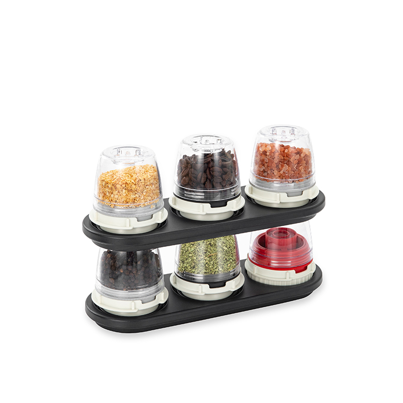 finamill研磨器专用可堆叠专用料舱厨房家用收纳圆角托盘海盐