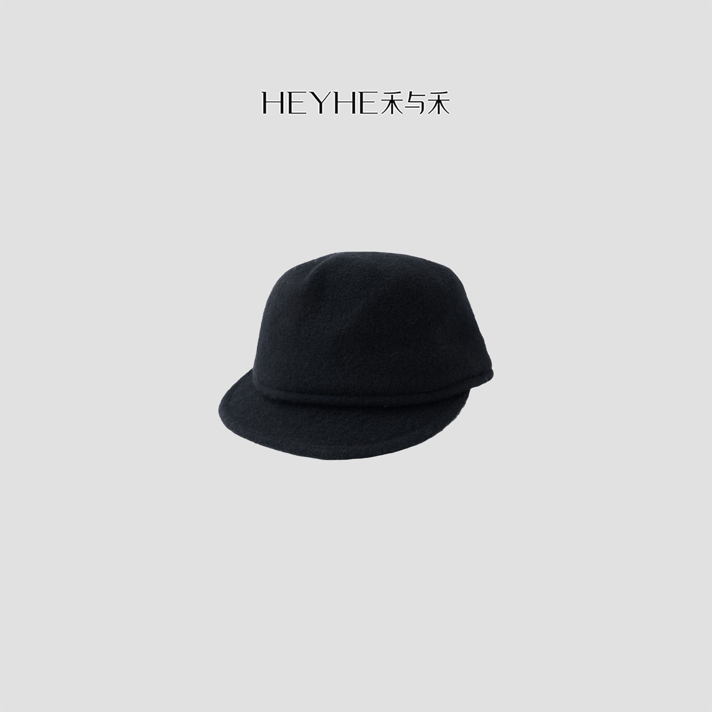 小禾【骑士帽】澳洲羊毛呢秋冬英伦复古平顶包头帽子骑士鸭舌小盆帽