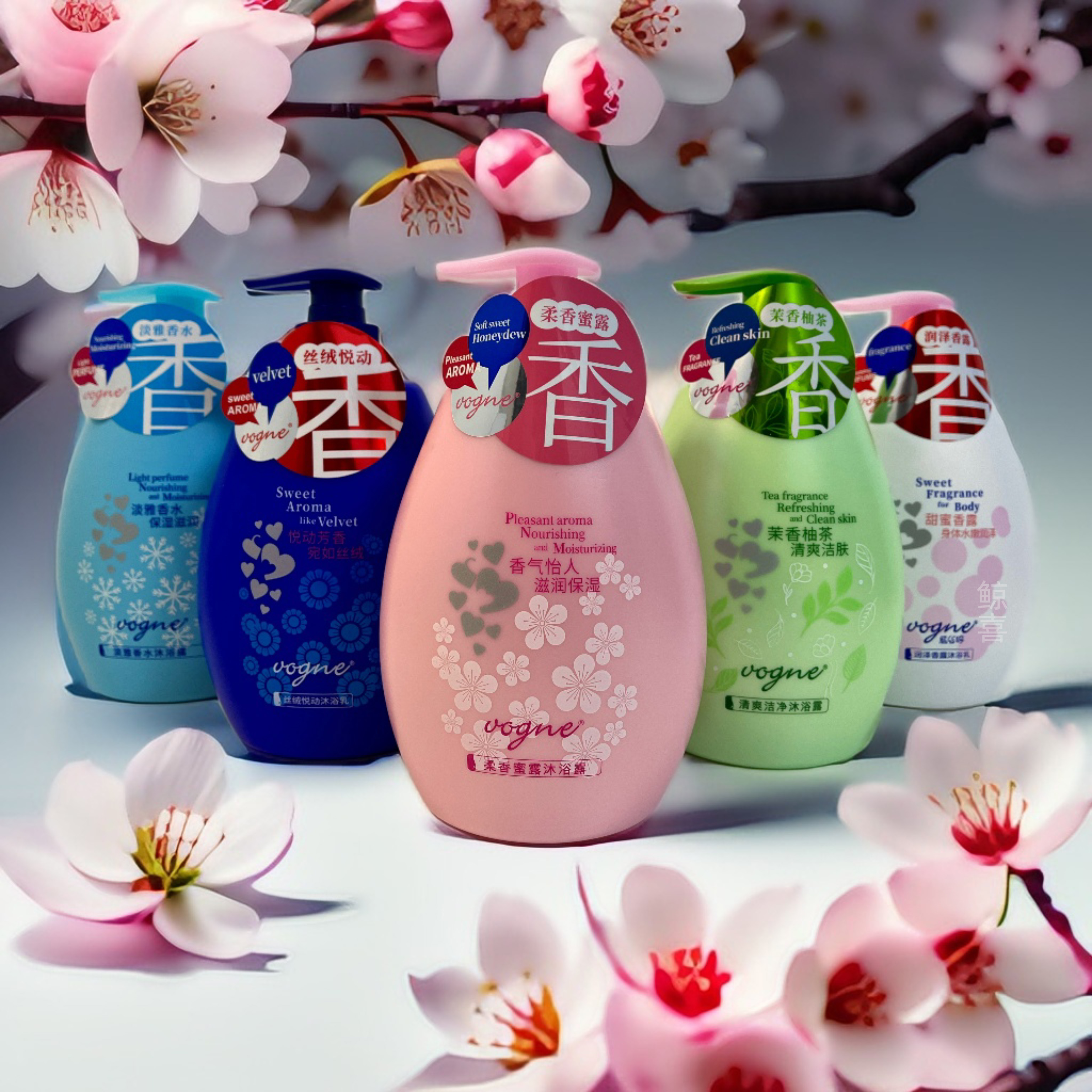 琴叶威丝婷香水沐浴露留香持久花香1L香氛温和滋润保湿正品家庭装