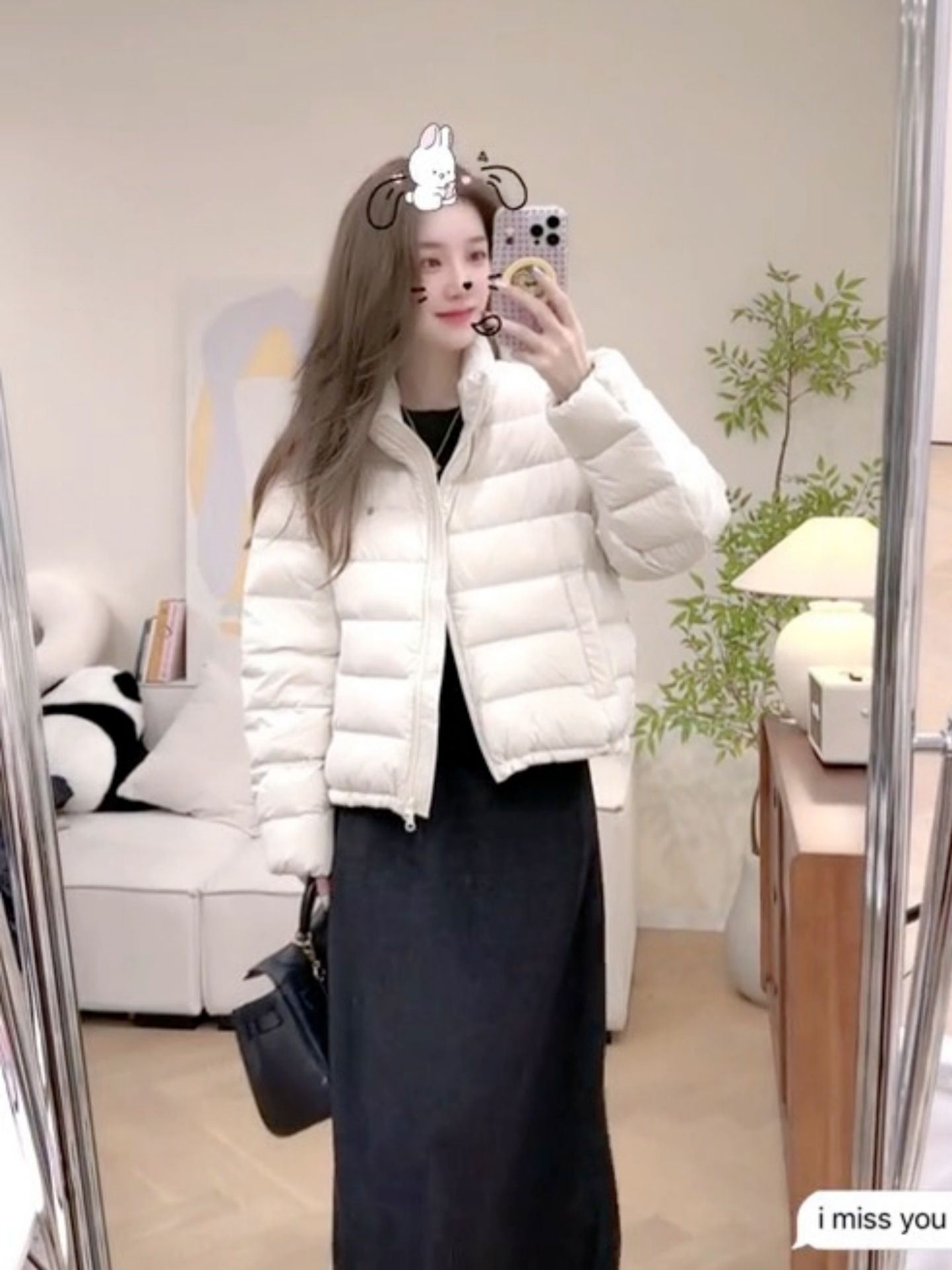 今年流行白鸭绒羽绒服女2025冬新款巨好看小个子宽松显瘦保暖外套