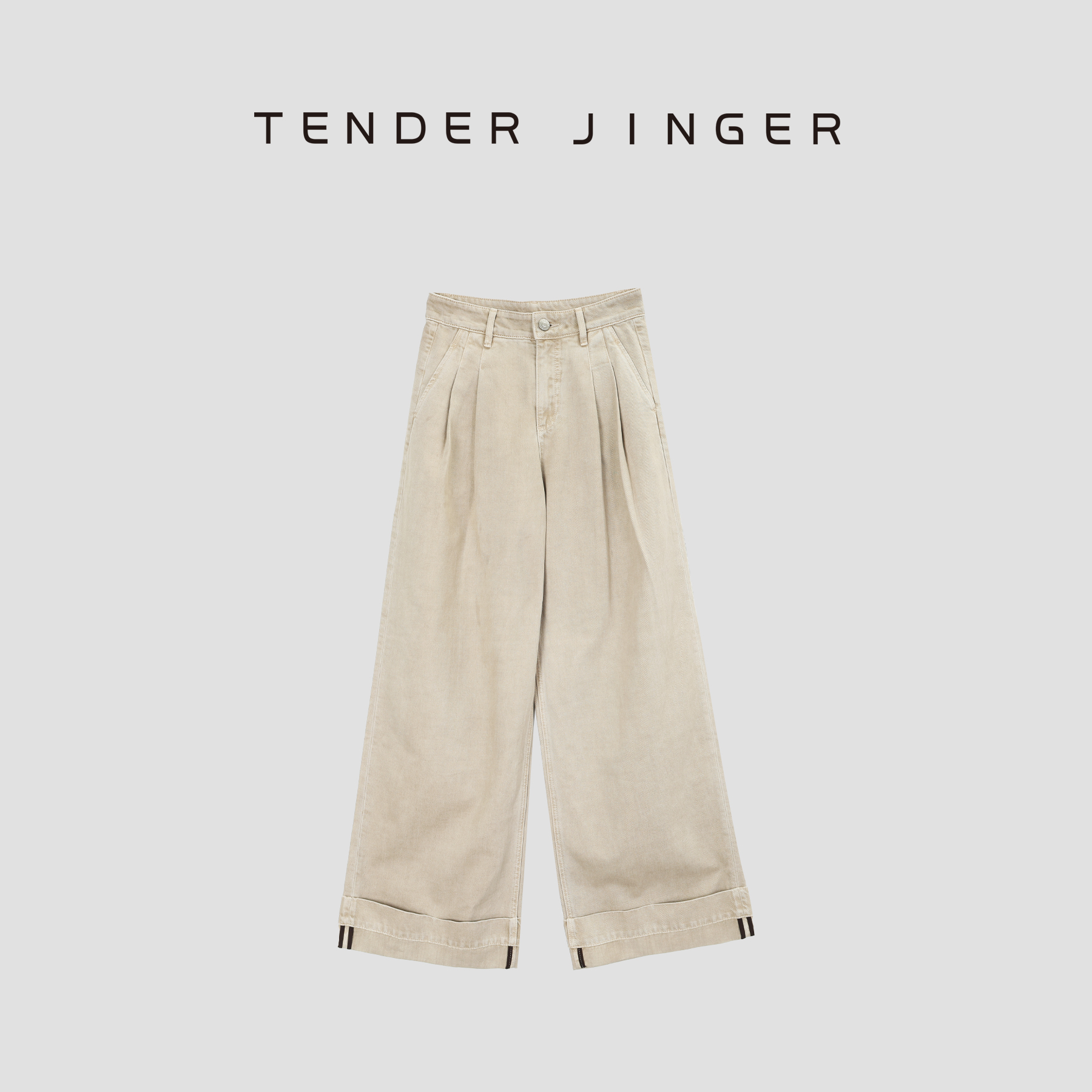 Tender Jinger｜线下专供 阿苏特染色宽松阔腿牛仔裤T53YON287X