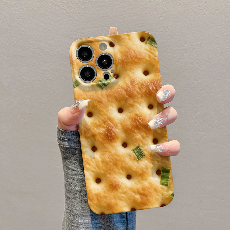 苏打饼干适用苹果17/16菲林硬手机壳小米15vivo华为p70oppo防摔潮