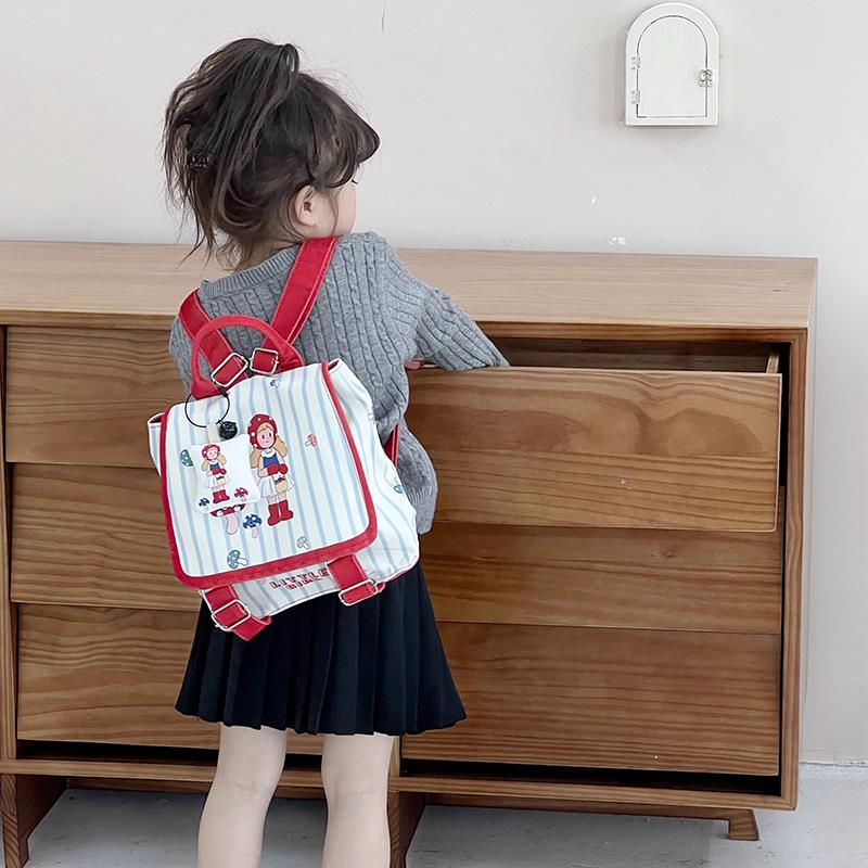 小米步幼儿园儿童书包可爱卡通女童宝宝双肩包女孩外出时尚迷你轻