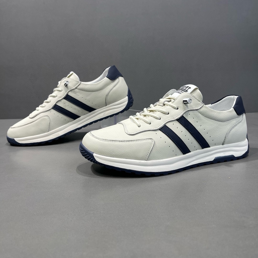 路易圣戈希夏季透气轻薄板鞋新款男鞋休闲时尚百搭潮男运动阿甘鞋