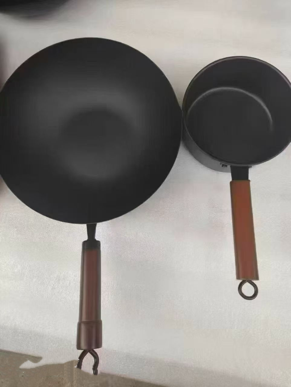 粉丝福利32859品牌两件套极铁炒锅