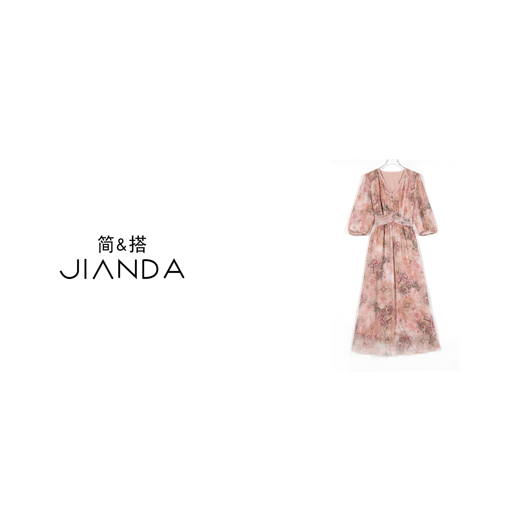 简&搭【千屿Sheila】金丝花香连衣裙252-LYQ/0423-8187