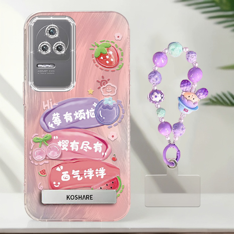 带镜头膜红米K40s手机壳全包RedmiK40s软壳没烦恼羽纱保护套