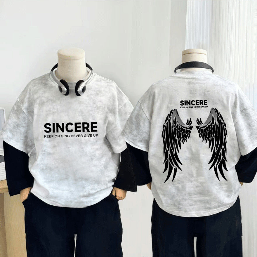 纯棉儿童春秋打底新款宝宝单上衣中大童圆领T恤长袖秋衣男童女童T