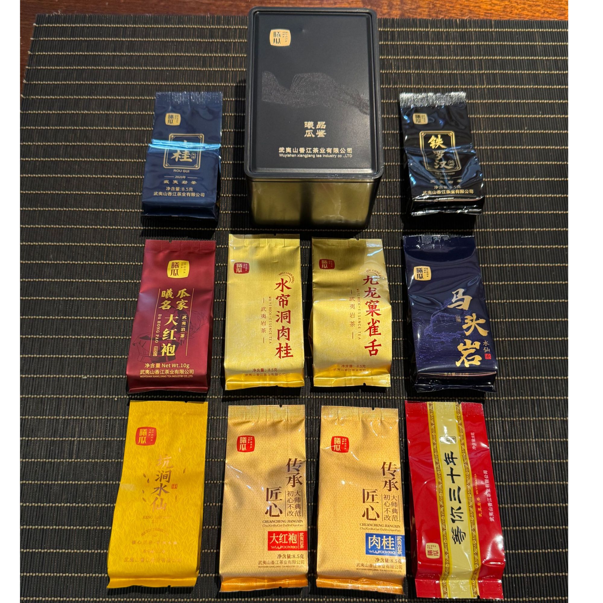【阿闽】曦瓜 2025年新品 10泡品鉴装  武夷山大红袍 肉桂 水仙