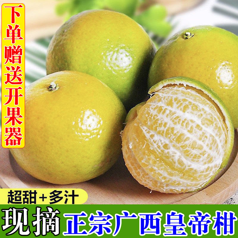 精选 正宗广西皇帝柑贡柑 新鲜现摘当季水果桔子柑橘超甜好吃
