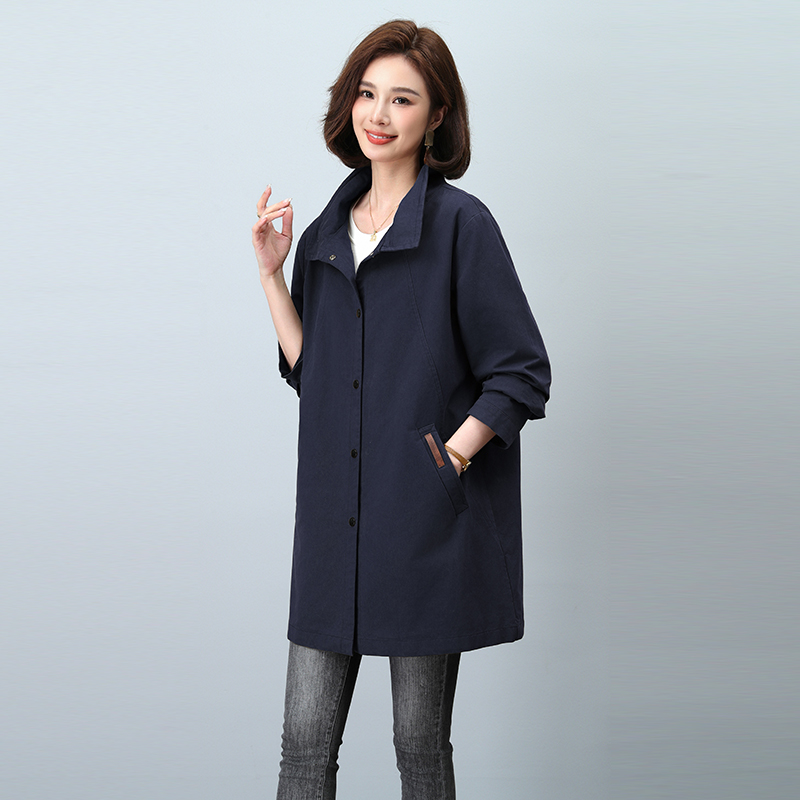 韩版秋装气质长款风衣外套女2025秋季新款时尚遮肚显瘦洋气上衣女