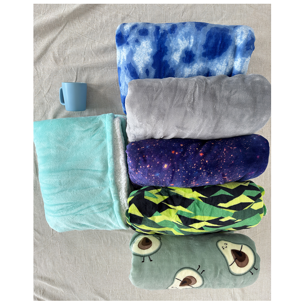 MT044  家用多功能披肩毛毯  74*140cm