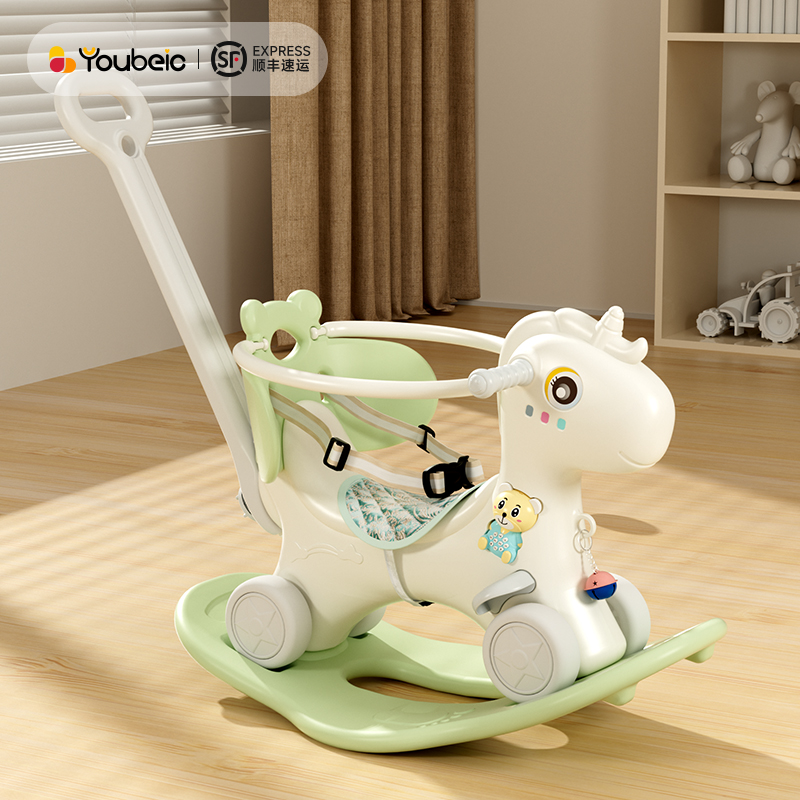 幼贝臣摇摇马儿童玩具男女孩婴儿玩具一岁宝宝生日六一儿童节礼物