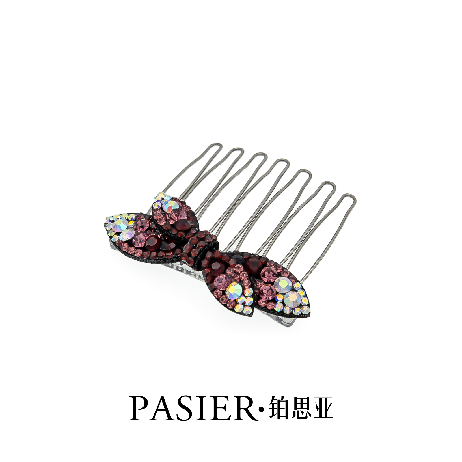 幻彩 4厘米日常通勤收碎发插梳发夹NN024