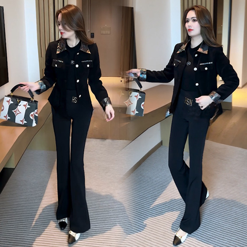 小香风短外套女2026年春秋新款时尚洋气小个子新中式修身显瘦上衣