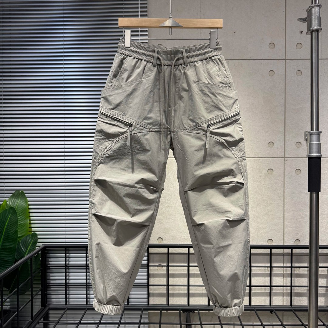 2025秋冬新款男士休闲裤时尚百搭宽松束脚哈伦裤痞帅个性工装裤