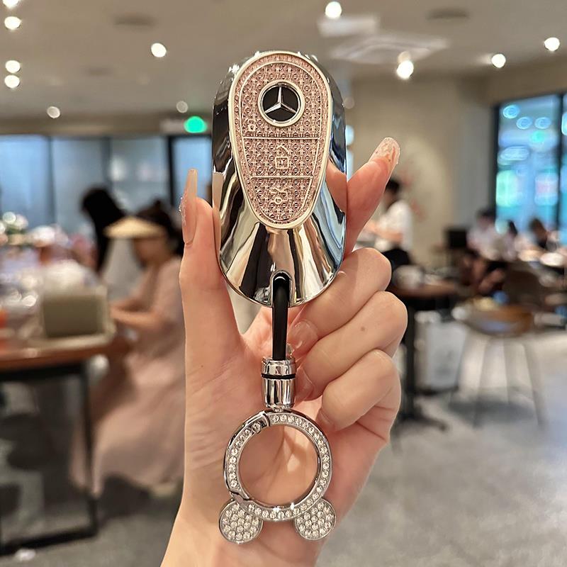 2025款奔驰E级钥匙套24/25款E300L/E260L/E350el汽车专用女款壳扣