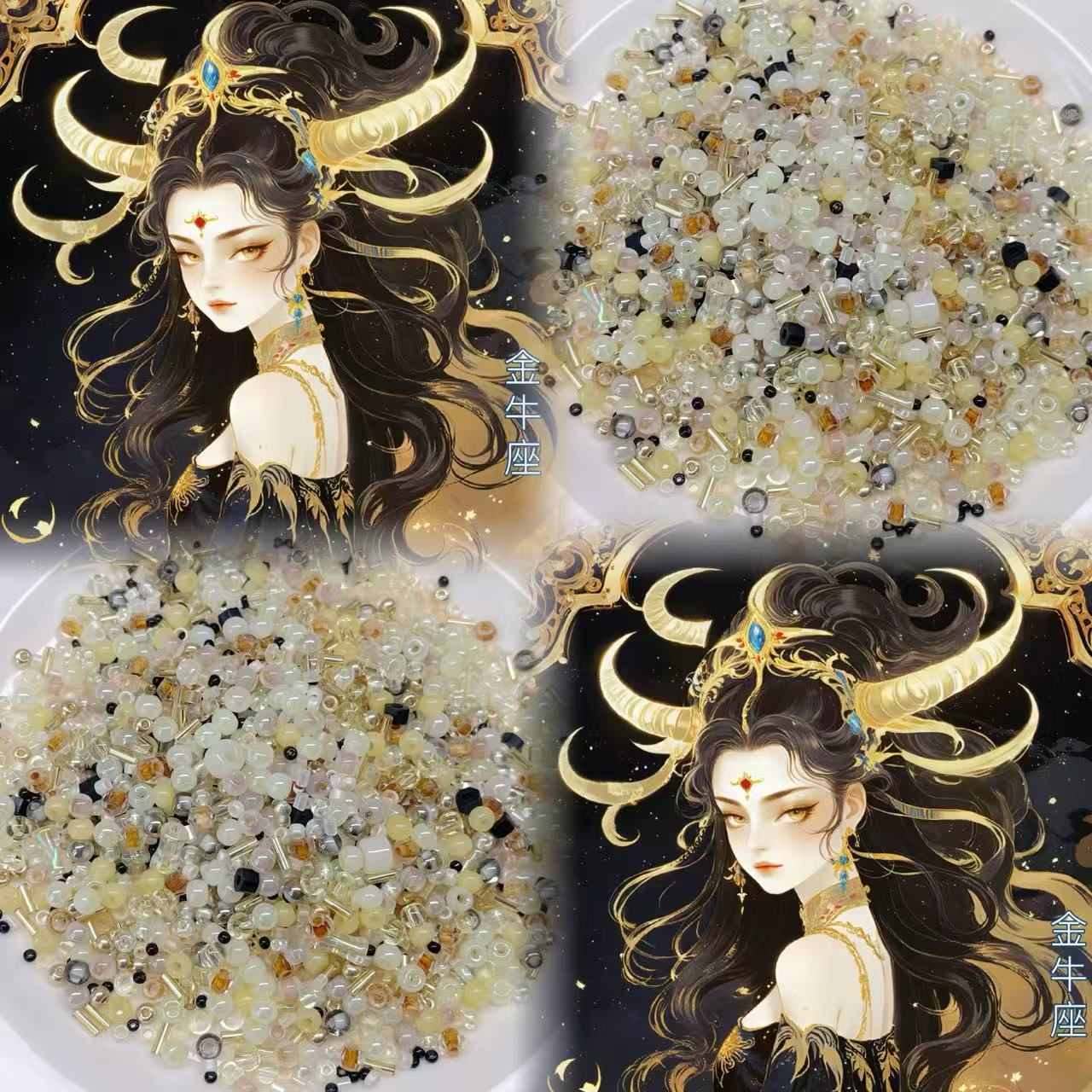 【7000-Y700】艾糖超优米珠卡4卡3diy手工材料串珠手链项链手机链