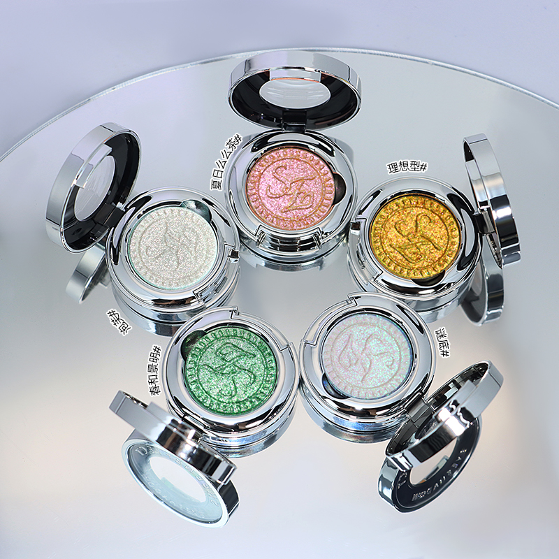 巽菲特光变色龙眼影天使白月光彩色细腻超闪单色珠光闪耀眼影