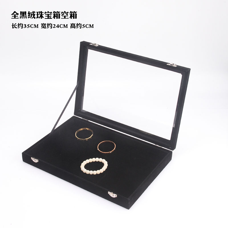 首饰盒/箱 大容量首饰盒耳坠饰品盒欧式收纳盒耳钉简约时尚首饰盒