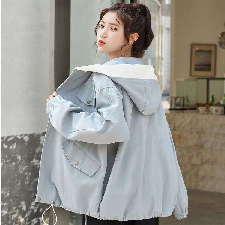 FAVMARTHA12少女春秋棒球服13初中高中学生15宽松百搭夹克岁女孩