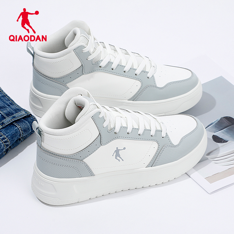 乔丹小白鞋女鞋高帮板鞋女款休闲鞋子秋季2025新款空军一号运动鞋