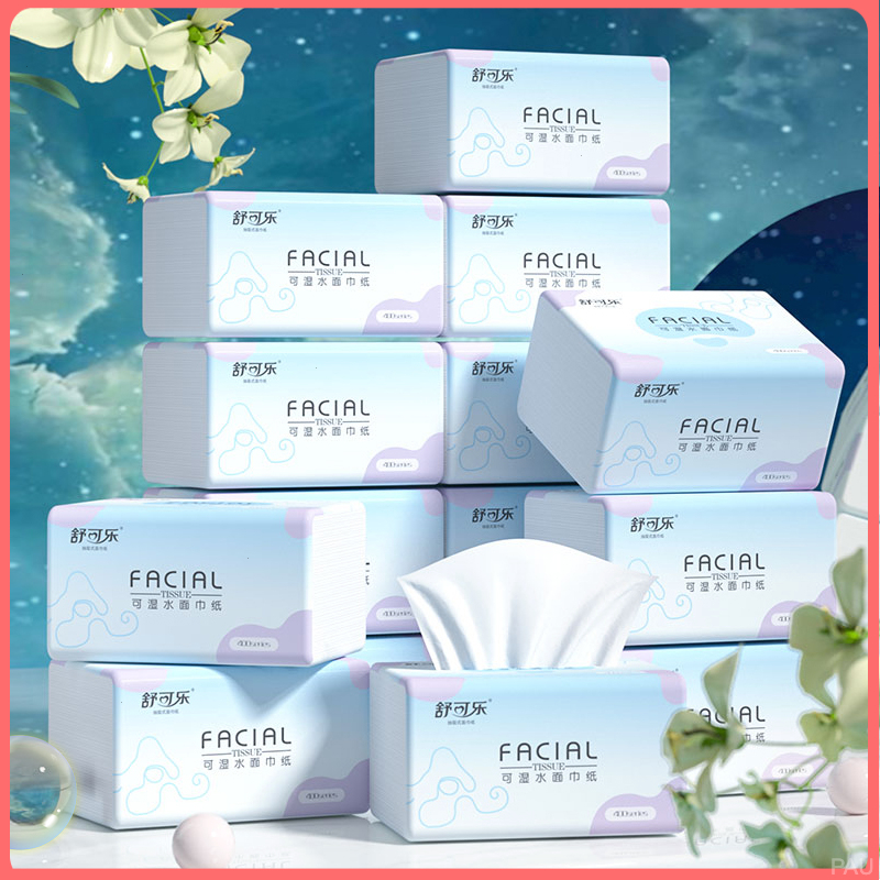 【建议购买10包】家用亲肤抽织面巾织加厚织抽干湿1包