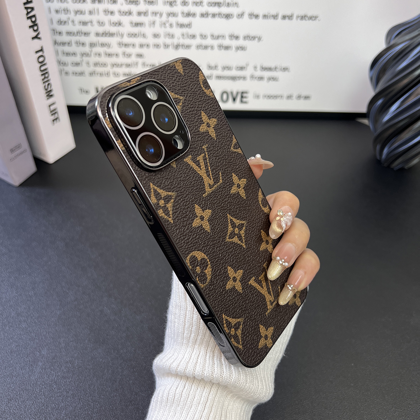 自带镜头膜适用苹果16promax手机壳iphone15防摔14皮质13老花12潮