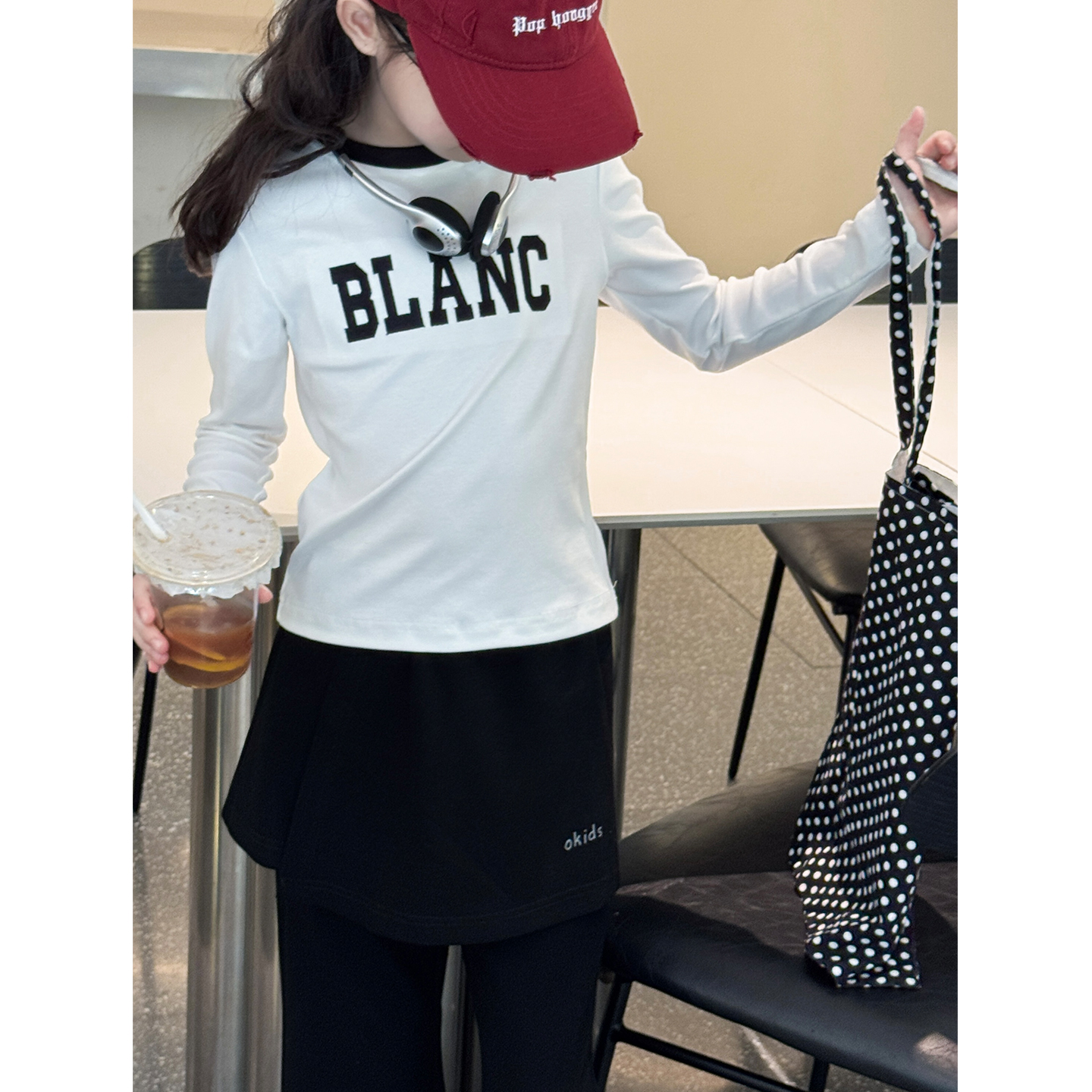 女童长袖T恤2025秋季新款儿童时尚韩版上衣大童女孩春秋装打底衫