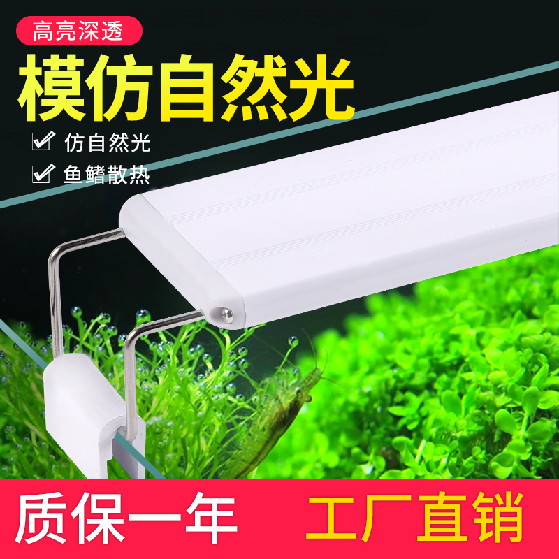 鱼缸节能灯专用照明灯乌龟造景防水灯水草灯中小型水族箱架灯
