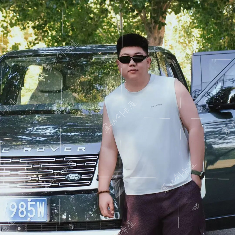 大码男装夏季新款速干砍袖