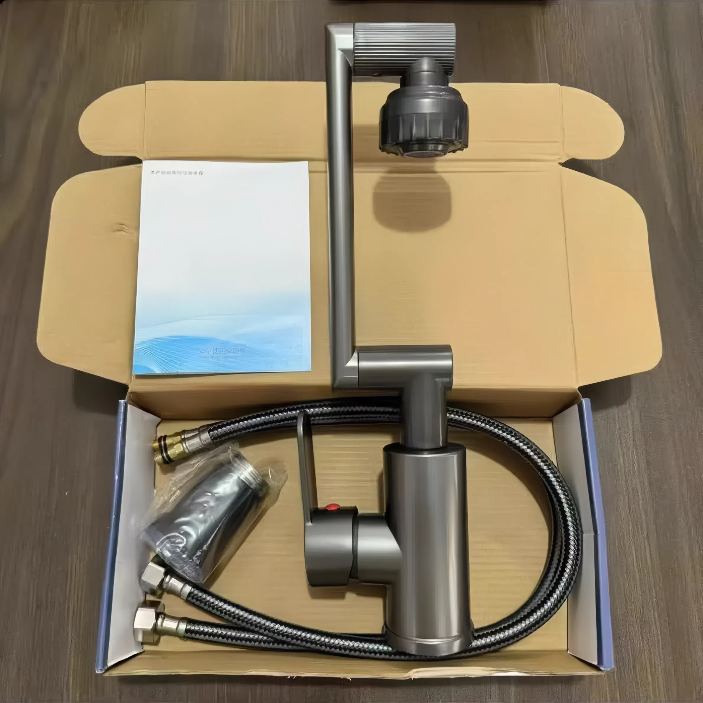 【实拍图】送60CM管万向水龙头招财猫洗手盆冷热厨房浴室面盆转换头